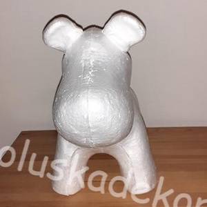 Hungarocell kutya - nagy, kb. 26 cm x 35cm x 17 cm - kellékek & szerszámok - díszíthető tárgyak - hungarocell - Meska.hu