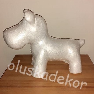 Hungarocell kutya - nagy, kb. 26 cm x 35cm x 17 cm - kellékek & szerszámok - díszíthető tárgyak - hungarocell - Meska.hu