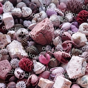 Vegyes terméscsomag, rózsaszín és árnyalatai, száraztermés, dekor, 100gr/cs. - Meska.hu