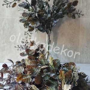 Monstera leveles díszítő bokor, kacsokkal, hobby, kreatív, dekor műnövény, 40 cm, Kellékek & szerszámok, Dekorációs kellékek, Egyéb kellékek, Mindenmás, Virágkötés, MESKA
