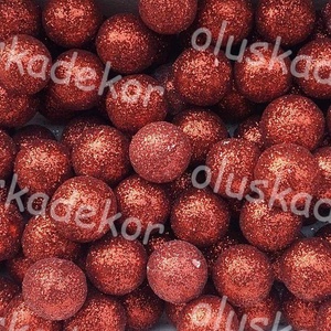 Polisztirol, hungarocell golyó, bogyó, karácsony, dekorációs alapanyag 1,5cm - kellékek & szerszámok - dekorációs kellékek - egyéb kellékek - Meska.hu