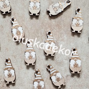 Orrmanó, arany pöttyös vagy csíkossapkás, öntapadós, karácsonyi lézervágott, fa dekorációs kiegészítő - karácsony - karácsonyi lakásdekoráció - karácsonyi lakásdíszek - Meska.hu