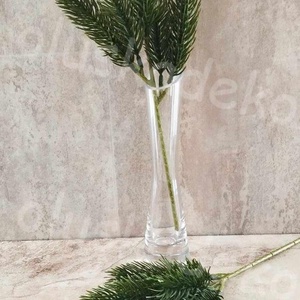 Fenyőág, karácsonyi, hobby, kreatív, 3D dekor műnövény, 31cm, Karácsony, Karácsonyi lakásdekoráció, Karácsonyi lakásdíszek, Virágkötés, MESKA