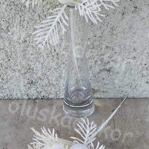 Bogyós, leveles, csiriviris, glitteres pick, karácsonyi hobby, kreatív, dekor műnövény, 20cm - kellékek & szerszámok - dekorációs kellékek - egyéb kellékek - Meska.hu