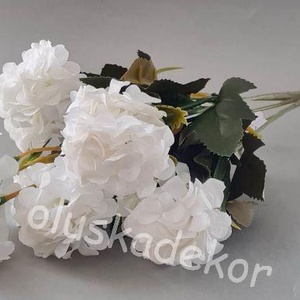 Dália selyem dekorációs alapanyag, virágcsokor, művirág, 10 virágos - Meska.hu