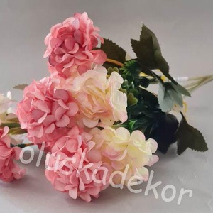 Dália selyem dekorációs alapanyag, virágcsokor, művirág, 10 virágos - kellékek & szerszámok - dekorációs kellékek - egyéb kellékek - Meska.hu