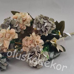 Dália selyem dekorációs alapanyag, virágcsokor, művirág, 10 virágos - kellékek & szerszámok - dekorációs kellékek - egyéb kellékek - Meska.hu