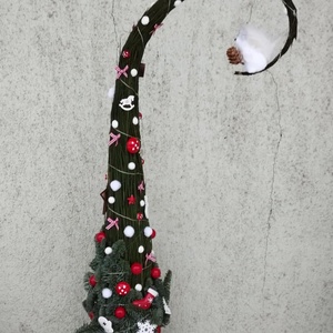 Grincsfa világítással, 60 - 80cm - karácsony - karácsonyi lakásdekoráció - karácsonyfa, grincsfa - Meska.hu