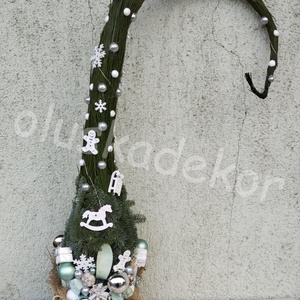 Grincsfa világítással, 60 - 80cm - karácsony - karácsonyi lakásdekoráció - karácsonyfa, grincsfa - Meska.hu