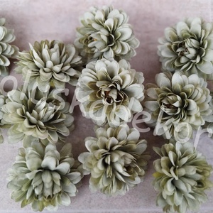 Dália selyem virágfej, dekorációs alapanyag több színben, 7,5cm - kellékek & szerszámok - dekorációs kellékek - virágfej - Meska.hu