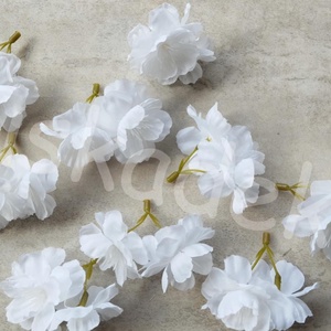 Mini virágfej, 2 virágfej, selyemvirág dekorációs alapanyag, 4 - 5cm - kellékek & szerszámok - dekorációs kellékek - virágfej - Meska.hu