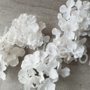 Hortenzia virágfej, selyemvirág dekorációs alapanyag, 13cm - kellékek & szerszámok - dekorációs kellékek - virágfej - Meska.hu