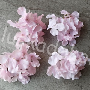 Hortenzia virágfej, selyemvirág dekorációs alapanyag, 13cm - kellékek & szerszámok - dekorációs kellékek - virágfej - Meska.hu