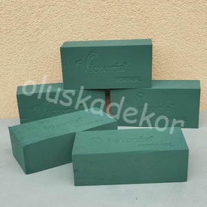 Viktoria tűzőhab, oázis, vizes, dekorációs alapanyag, 23cmx11cmx7,5cm, Kellékek & szerszámok, Dekorációs kellékek, Egyéb kellékek, , MESKA