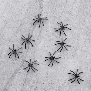 Pók, halloweeni dekor, 5cm, 10db/cs. - Meska.hu