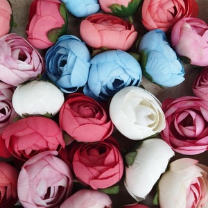Boglárka, Ranunculus selyem virágfej, dekorációs termék, 6 cm - Meska.hu