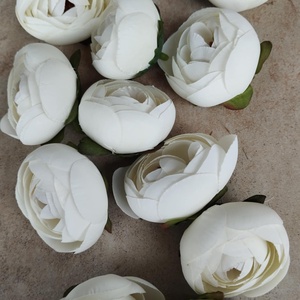 Boglárka, Ranunculus selyem virágfej, dekorációs termék, 6 cm - kellékek & szerszámok - dekorációs kellékek - virágfej - Meska.hu
