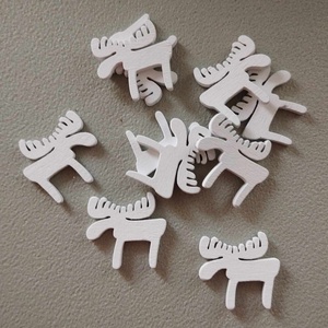 Jávorszarvas, lézervágott karácsonyi, adventi hobby, kreatív, dekor termék, 3x3cm  - Meska.hu