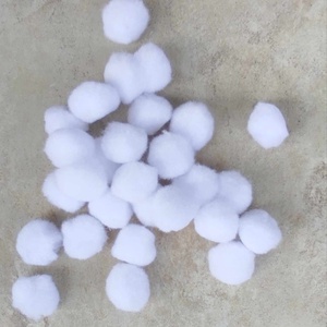 Pompon, hógolyó, fehér, 3 cm 15db/cs., Kellékek & szerszámok, Dekorációs kellékek, Figurák, Virágkötés, Mindenmás, MESKA