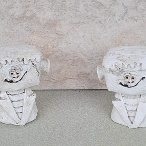 Frankenstein, halloweeni, őszi, dekorációs, figura, 5x4,3cm, Kellékek & szerszámok, Dekorációs kellékek, Figurák, , MESKA