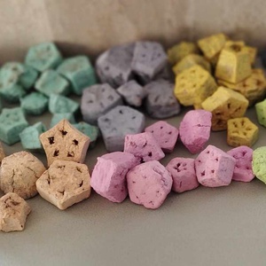 Mehogany szelet, termés, száraztermés, dekorációs, hobby, kreatív termék, sok színben - Meska.hu