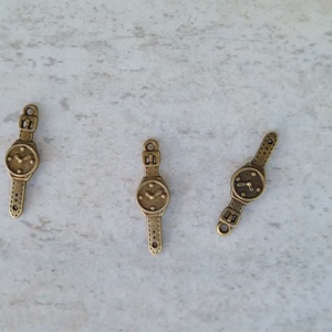 Karóra, mini, vintage, antik hatású fém dekorációs kiegészítő, 0,8x3cm, Kellékek & szerszámok, Dekorációs kellékek, Egyéb kellékek, Mindenmás, MESKA