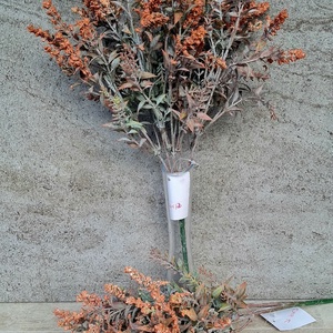 Lándzsaleveles, bogyós, hamvas, őszi díszítő bokor, dekorációs alapanyag, 33cm - kellékek & szerszámok - dekorációs kellékek - egyéb kellékek - Meska.hu