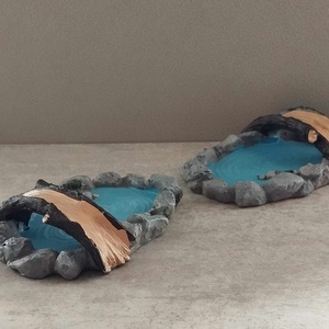 Tündérkert tó, manó, babaház, figura, dekoráció, kiegészítő, 11cm - Meska.hu