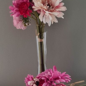 Gerbera, Peony, vegyes csokor, műnövény, dekorációs kiegészítő, több színben - kellékek & szerszámok - dekorációs kellékek - egyéb kellékek - Meska.hu