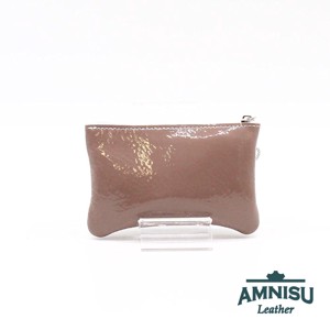 Cappuccino lakk - fehér ívelt egy cipzáras kulcstartó C9007 - táska & tok - kulcstartó & táskadísz - kulcstartó - Meska.hu