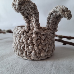 Nyuszi mintás mini tároló  - Meska.hu