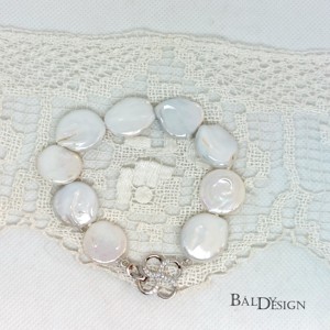 Lencse alakú biwa gyöngy karkötő, Ékszer, Karkötő, Gyöngyös karkötő, Ékszerkészítés, Gyöngyfűzés, gyöngyhímzés, MESKA