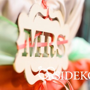 Mr & Mrs táblácska  - esküvő - dekoráció - helyszíni dekor - Meska.hu