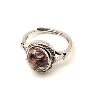 Védelmező kvarc ásvány gyűrű állítható 10x8mm - Meska.hu