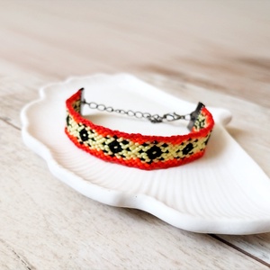 Nap karkötő, Ékszer, Karkötő, Fonott karkötő, Csomózás, MESKA