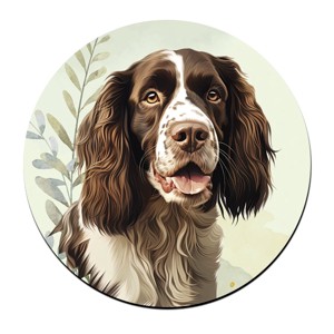 Barna angol springer spániel portré mintás bögre alátét, Otthon & Életmód, Konyhafelszerelés, tálalás, Tálalás, Tányér- és poháralátét, , MESKA