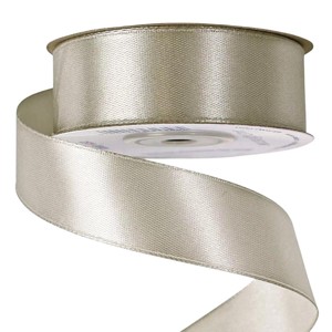 Szatén szalag 25mmx22.86m - szürke - Meska.hu