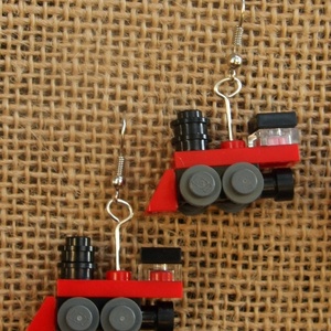 LEGO vonat fülbevaló -  - Meska.hu