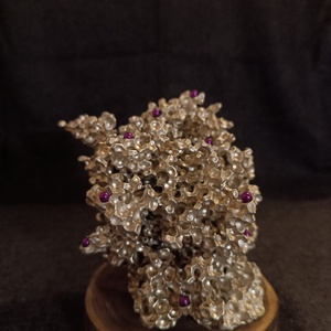 Dekoráció és ajándék: alumínium dísz fa talppal, mágnesekkel - ékszer - ékszertartó - ékszertartó állvány - Meska.hu