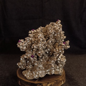 Dekoráció és ajándék: alumínium dísz fa talppal, mágnesekkel - ékszer - ékszertartó - ékszertartó állvány - Meska.hu