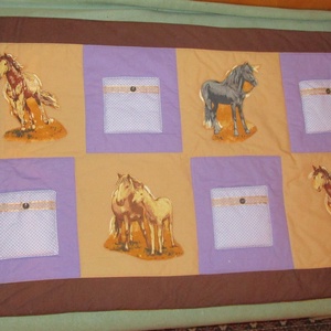 Lovas falvédő zsebes tárolókkal 180x78 cm -  - Meska.hu
