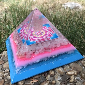 ORGONIT PIRAMIS - Yantra - otthon & életmód - dekoráció - spiritualitás - orgonit piramis - Meska.hu