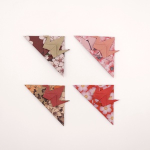 Hagyományos origami daru sarokkönyvjelző - könyv & zene - könyvjelző - Meska.hu