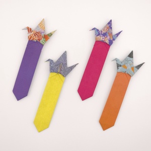 Hagyományos origami daru könyvjelző - könyv & zene - könyvjelző - Meska.hu