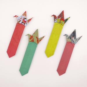 Hagyományos origami daru könyvjelző - könyv & zene - könyvjelző - Meska.hu