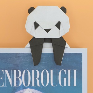 Origami pandamaci könyvjelző - könyv & zene - könyvjelző - Meska.hu