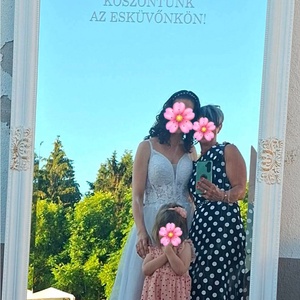 Esküvői üdvözlő tükör - esküvő - dekoráció - esküvői tükör matrica - Meska.hu