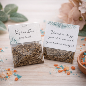 Esküvői köszönőajándék virágmagok , Esküvő, Emlék & Ajándék, Köszönőajándék, Fotó, grafika, rajz, illusztráció, Mindenmás, MESKA