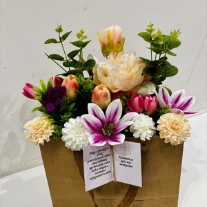 Pedagógusnapi Virágbox � Prémium Ajándék Egyedi Felirattal - otthon & életmód - virágdekoráció - virágdíszek - asztali virágdísz - Meska.hu