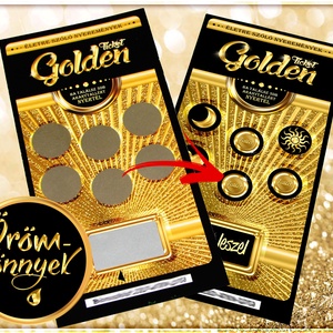APA leszel kaparós sorsjegy - meglepetés PRÉMIUM luxus ajándék - kismamáknak / ha jön a baba - Golden Ticket - otthon & életmód - papír, írószer - ajándékozás kellékei - ajándék sorsjegy - Meska.hu